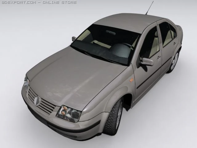 vw bora Model 3D .c4d .max .obj .3ds .fbx .stl .blend