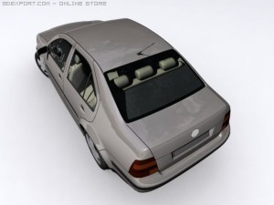 vw bora 3D 模型