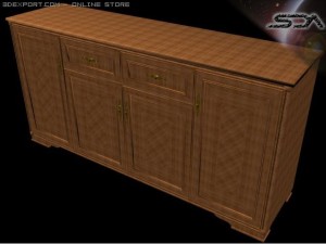 living room furniture 3D Model
