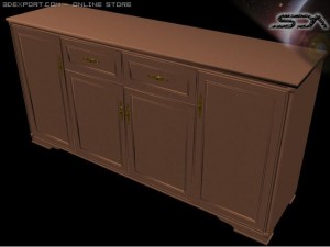 living room furniture Modèle 3D