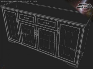 living room furniture Modèle 3D
