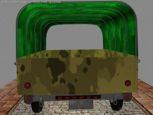 simple trailer 3D Model