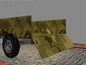 simple trailer 3D Model