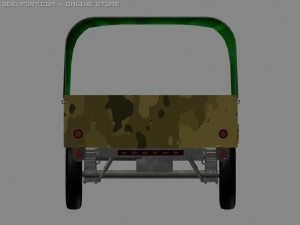 simple trailer Modelo 3D