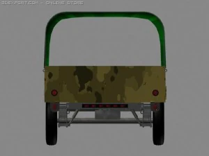 simple trailer 3D Model