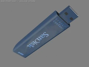 usb sandisk cruzer 3D Model