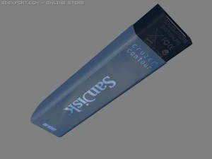 usb sandisk cruzer 3D Model