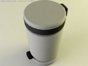 garbage basket 3D 模型