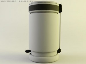 garbage basket 3D 模型