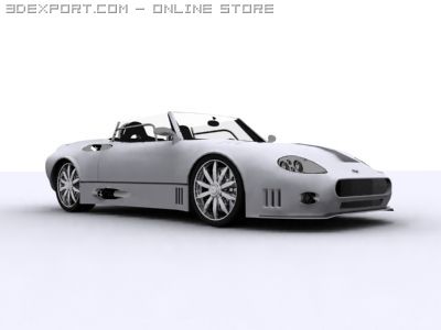 spyker c8 spyder 3D Model .c4d .max .obj .3ds .fbx .stl .blend 