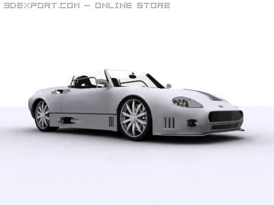 spyker c8 spyder 3D Model .c4d .max .obj .3ds .fbx .stl .blend 