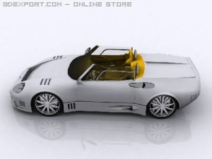 spyker c8 spyder 3D Model