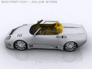spyker c8 spyder 3D Model