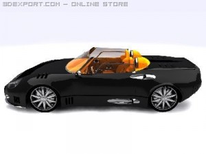 spyker c12 spyder 3D Model