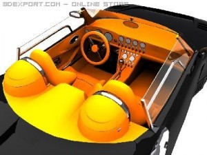spyker c12 spyder 3D Model