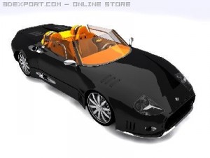 spyker c12 spyder 3D Model