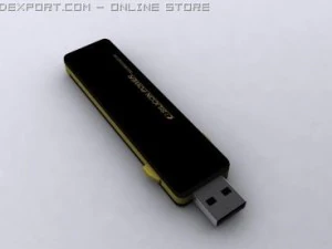 silicon power usb flash drive 3D Model