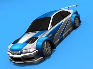 bmw m3 e46 gtr most wanted 3D Model