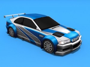 bmw m3 e46 gtr most wanted 3D-Modell