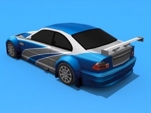 bmw m3 e46 gtr most wanted 3D-Modell