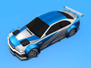 bmw m3 e46 gtr most wanted 3D Model