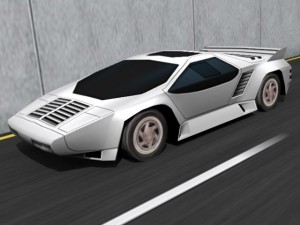 vector w8 twin turbo 3D Model