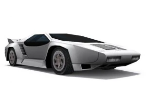 vector w8 twin turbo 3D Model