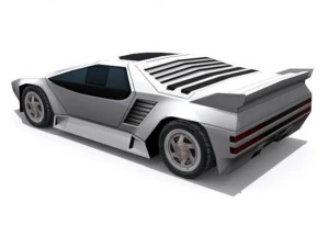 vector w8 twin turbo 3D Model
