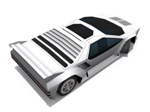 vector w8 twin turbo 3D Model