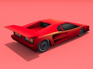 gtxr twin turbo 3D Model