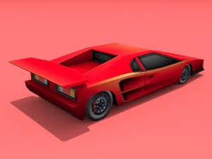 gtxr twin turbo 3D Model