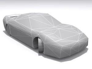 base honda nsx Modello 3D