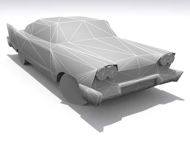 plymouth fury  base 3D Модель .c4d .max .obj .3ds .fbx .stl .blend 