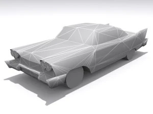 plymouth fury  base 3D Model