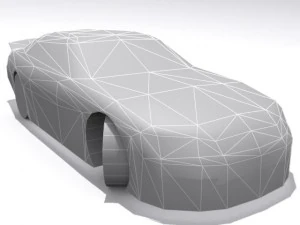 base nascar Modello 3D