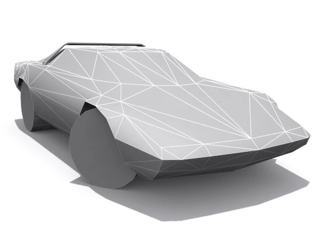 lancia stratos  base 3D Model .c4d .max .obj .3ds .fbx .stl .blend 