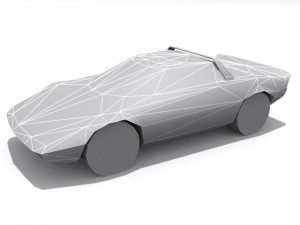 lancia stratos  base 3D-Modell