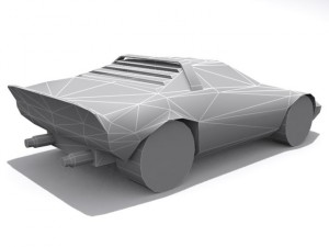 lancia stratos  base 3D-Modell