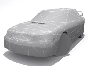 base subaru impreza wrx Modello 3D