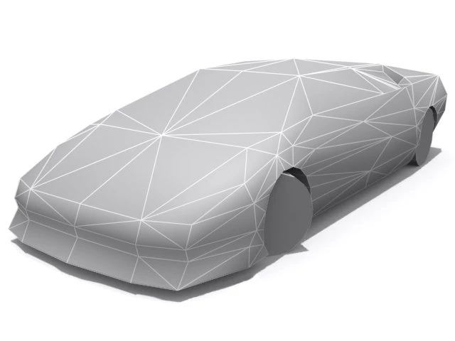 lamborghini diablo  base 3D Model .c4d .max .obj .3ds .fbx .stl .blend 