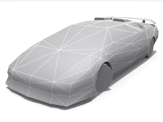 lamborghini diablo sv base 3Dモデル .c4d .max .obj .3ds .fbx .stl .blend 