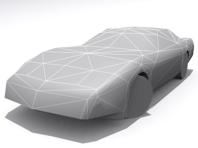chevrolet corvette  base 3Dモデル .c4d .max .obj .3ds .fbx .stl .blend 