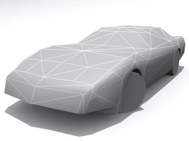 socle chevrolet corvette Modèle 3D .c4d .max .obj .3ds .fbx .stl .blend 