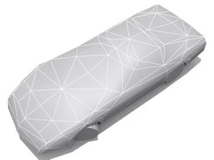 socle chevrolet corvette Modèle 3D