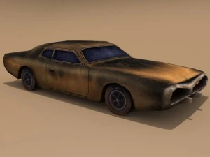 wheels of terror charger 3D Model
