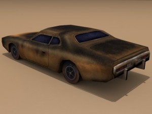 wheels of terror charger 3D-Modell