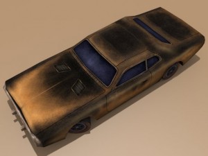 wheels of terror charger 3D-Modell