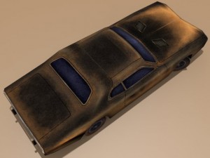 wheels of terror charger 3D-Modell