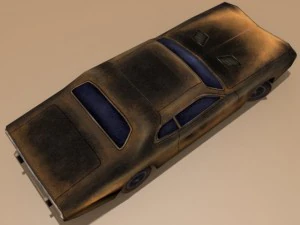wheels of terror charger 3D Model