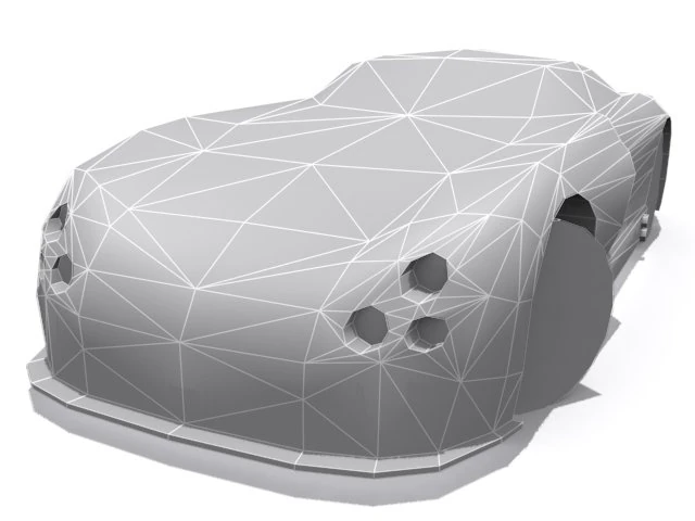 tvr cerbera speed 12 base 3D Model .c4d .max .obj .3ds .fbx .stl .blend
